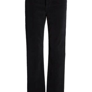 AG Adriano Goldschmied Alexxis Black High Waist Straight Leg Corduroy W29" IS31"
